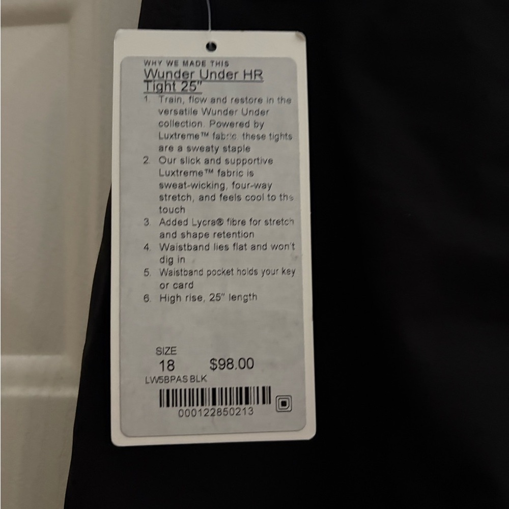 lululemon athletica Wunder Under HR Tight 25" - Black
